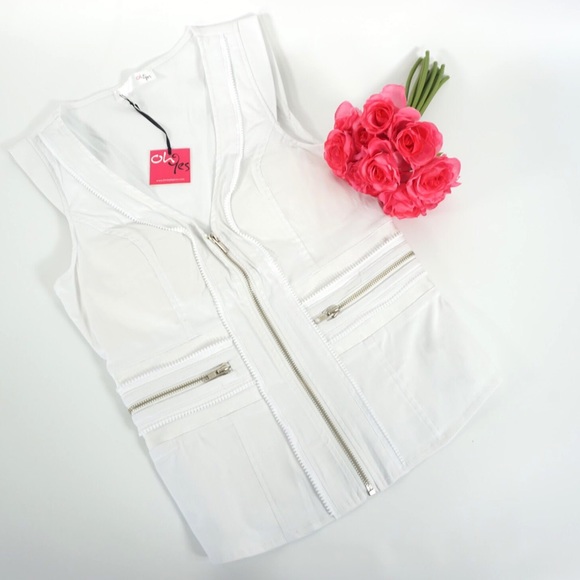 Zipper Front Blouse - Picture 5 of 8